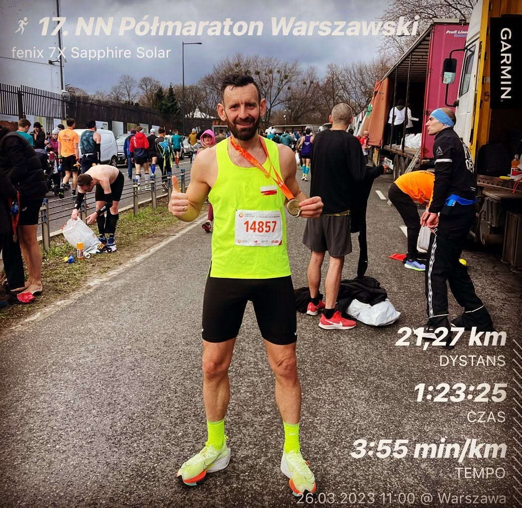 Półmaraton Warszawski – finisz 1:23:25