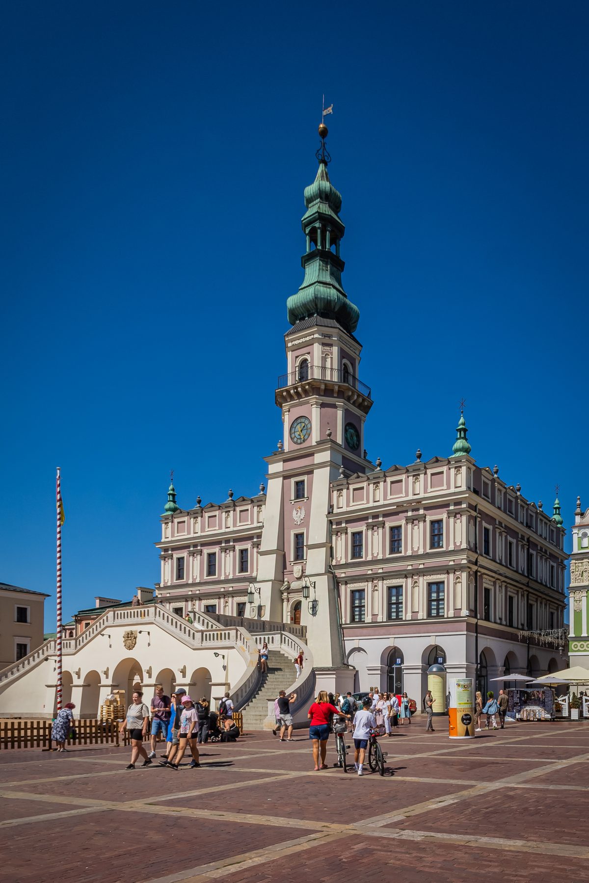 Rynek Wielki w Zamościu – trener biegania online Zamość, plany treningowe online