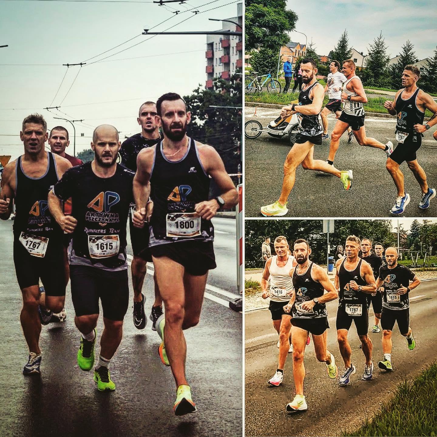 Trening na bieżni lekkoatletycznej